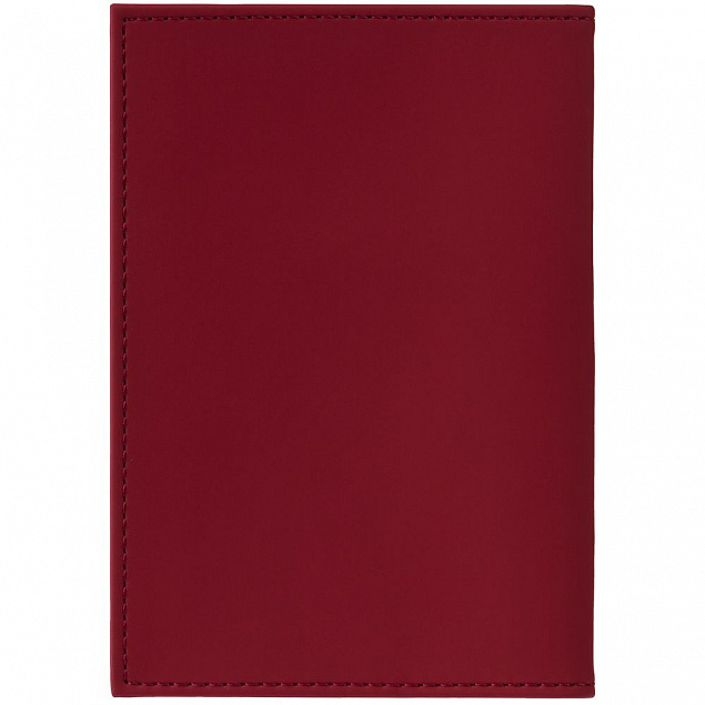 Обложка для паспорта Shall, красная с логотипом в Нефтекамске заказать по выгодной цене в кибермаркете AvroraStore