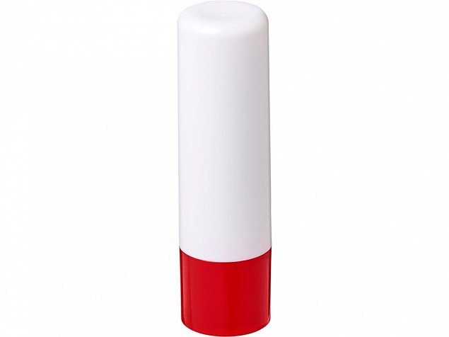 Гигиеническая помада Deale, белый/красный с логотипом в Нефтекамске заказать по выгодной цене в кибермаркете AvroraStore