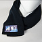 Шарф вязаный  двойной "WIND SCARF"_черный,100% акрил  с логотипом в Нефтекамске заказать по выгодной цене в кибермаркете AvroraStore
