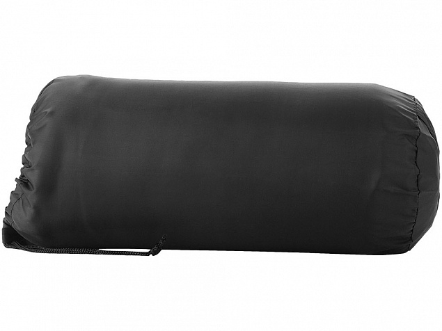 Плед в чехле Huggy, черный с логотипом в Нефтекамске заказать по выгодной цене в кибермаркете AvroraStore