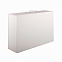 Коробка складная подарочная, 37x25x10cm, кашированный картон, белый с логотипом в Нефтекамске заказать по выгодной цене в кибермаркете AvroraStore