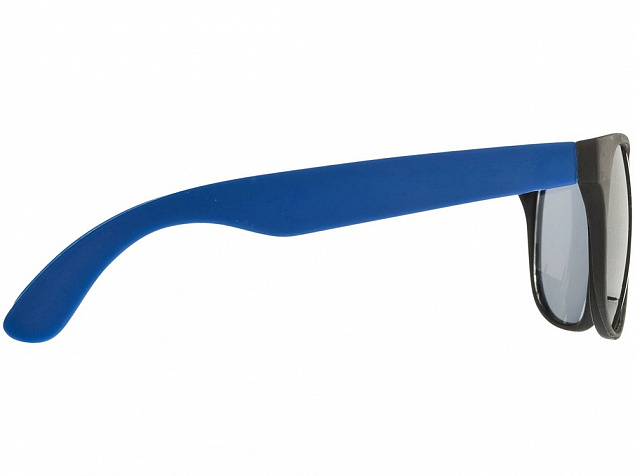 Очки солнцезащитные Retro, синий с логотипом в Нефтекамске заказать по выгодной цене в кибермаркете AvroraStore