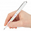 Ручка шариковая Senator Point ver.2, белая с логотипом в Нефтекамске заказать по выгодной цене в кибермаркете AvroraStore