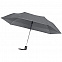 Зонт складной Hit Mini AC, серый с логотипом в Нефтекамске заказать по выгодной цене в кибермаркете AvroraStore