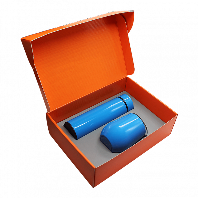 Набор Hot Box C G, голубой с логотипом в Нефтекамске заказать по выгодной цене в кибермаркете AvroraStore