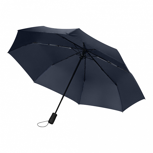Зонт складной  Nord, синий с логотипом в Нефтекамске заказать по выгодной цене в кибермаркете AvroraStore