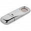 Флешка биометрическая Tactum Fast, серебристая, 32 Гб с логотипом в Нефтекамске заказать по выгодной цене в кибермаркете AvroraStore