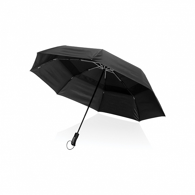 Компактный зонт-антишторм Tornado от Swiss Peak из rPET Aware™, 27" с логотипом в Нефтекамске заказать по выгодной цене в кибермаркете AvroraStore