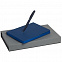 Набор Shall, синий с логотипом в Нефтекамске заказать по выгодной цене в кибермаркете AvroraStore