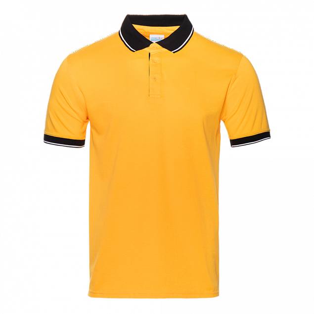 Рубашка поло Рубашка 04C Жёлтый с логотипом в Нефтекамске заказать по выгодной цене в кибермаркете AvroraStore