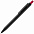 Ручка шариковая Chromatic, черная с оранжевым с логотипом в Нефтекамске заказать по выгодной цене в кибермаркете AvroraStore