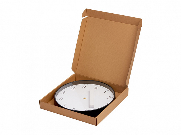 Пластиковые настенные часы «Carte blanche» с логотипом в Нефтекамске заказать по выгодной цене в кибермаркете AvroraStore