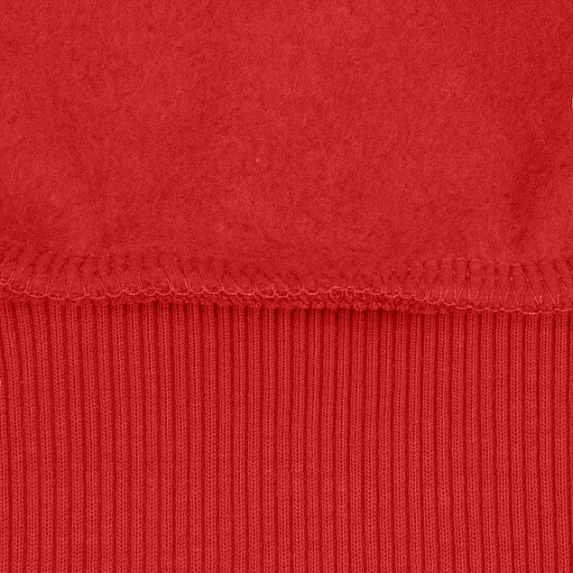 Толстовка на молнии с капюшоном Unit Siverga Heavy, красная с логотипом в Нефтекамске заказать по выгодной цене в кибермаркете AvroraStore