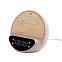 Настольные часы "Smiley" с беспроводным (10W) зарядным устройством и будильником, пшеница/бамбук/пластик с логотипом в Нефтекамске заказать по выгодной цене в кибермаркете AvroraStore