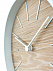 Часы настенные Kudo, беленый дуб с логотипом в Нефтекамске заказать по выгодной цене в кибермаркете AvroraStore