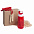 Набор подарочный INMODE: бутылка для воды, скакалка, стружка, коробка, красный с логотипом в Нефтекамске заказать по выгодной цене в кибермаркете AvroraStore