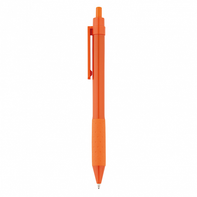 Ручка X2, оранжевый с логотипом в Нефтекамске заказать по выгодной цене в кибермаркете AvroraStore