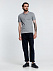 Рубашка поло мужская Adam, серый меланж с логотипом в Нефтекамске заказать по выгодной цене в кибермаркете AvroraStore