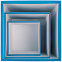 Коробка Cube S, голубая с логотипом в Нефтекамске заказать по выгодной цене в кибермаркете AvroraStore