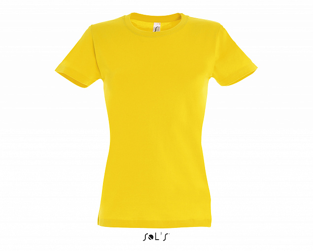 Фуфайка (футболка) IMPERIAL женская,Жёлтый 3XL с логотипом в Нефтекамске заказать по выгодной цене в кибермаркете AvroraStore