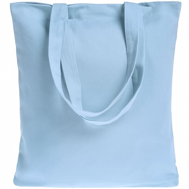 Холщовая сумка Avoska, голубая с логотипом в Нефтекамске заказать по выгодной цене в кибермаркете AvroraStore