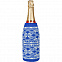 Чехол вязаный на бутылку/термос "Зимний орнамент" с логотипом в Нефтекамске заказать по выгодной цене в кибермаркете AvroraStore