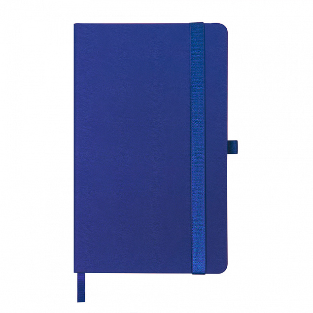 Ежедневник недатированный HAMILTON, A5, темно-синий, кремовый блок с логотипом в Нефтекамске заказать по выгодной цене в кибермаркете AvroraStore