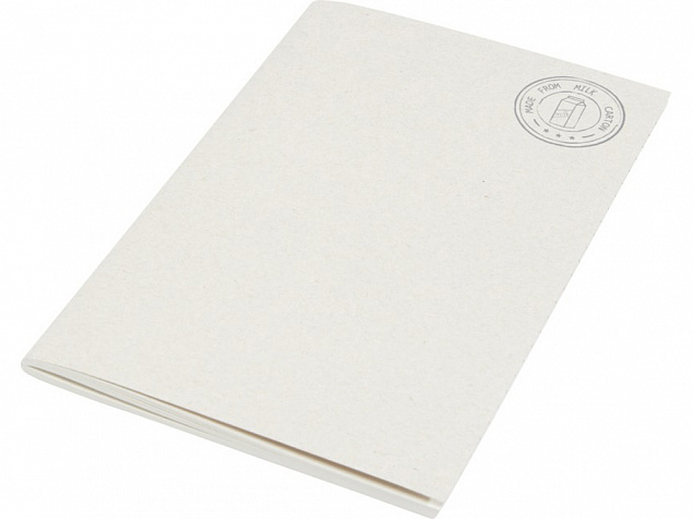 Dairy Dream записная книжка формата A5, белый с логотипом в Нефтекамске заказать по выгодной цене в кибермаркете AvroraStore