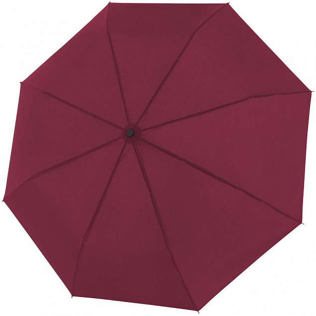 Складной зонт Fiber Magic Superstrong, бордовый с логотипом в Нефтекамске заказать по выгодной цене в кибермаркете AvroraStore