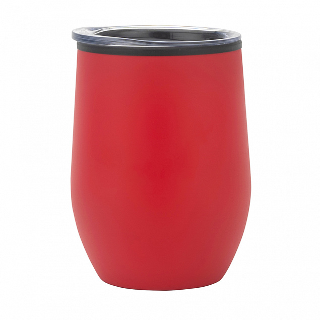 Термокружка Top, красный полуматовый с логотипом в Нефтекамске заказать по выгодной цене в кибермаркете AvroraStore
