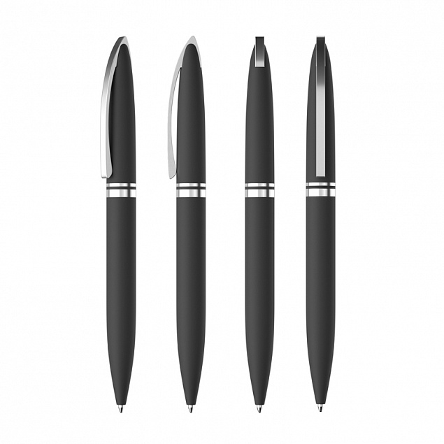 Ручка шариковая "Rocket", покрытие soft touch с логотипом в Нефтекамске заказать по выгодной цене в кибермаркете AvroraStore