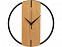 Деревянные часы с металлическим ободом «Time Wheel» с логотипом в Нефтекамске заказать по выгодной цене в кибермаркете AvroraStore
