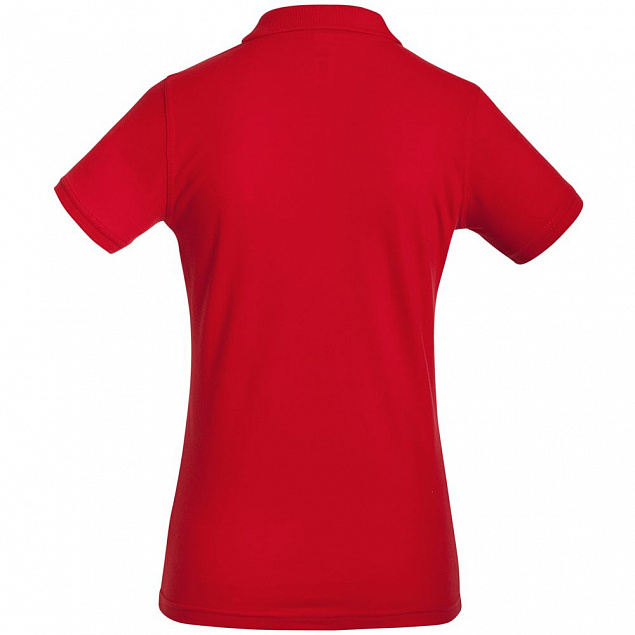 Рубашка поло женская Safran Timeless красная с логотипом в Нефтекамске заказать по выгодной цене в кибермаркете AvroraStore