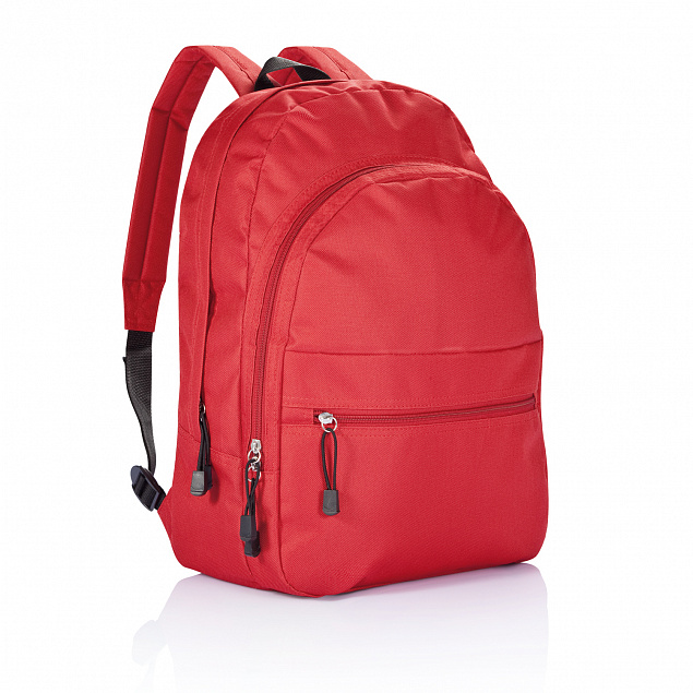 Рюкзак Basic, красный с логотипом в Нефтекамске заказать по выгодной цене в кибермаркете AvroraStore
