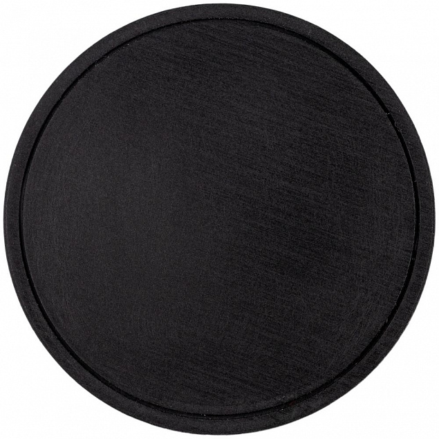 Лейбл из ПВХ Dzeta Round, M черный с логотипом в Нефтекамске заказать по выгодной цене в кибермаркете AvroraStore