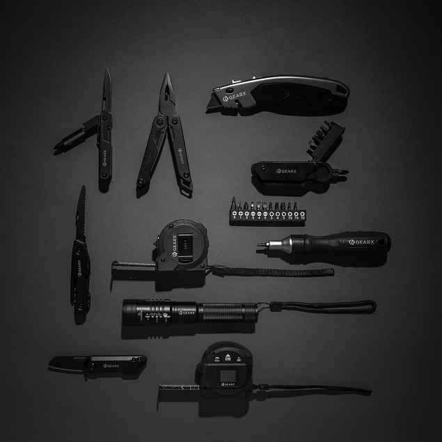 Сверхпрочный строительный нож Gear X с логотипом в Нефтекамске заказать по выгодной цене в кибермаркете AvroraStore