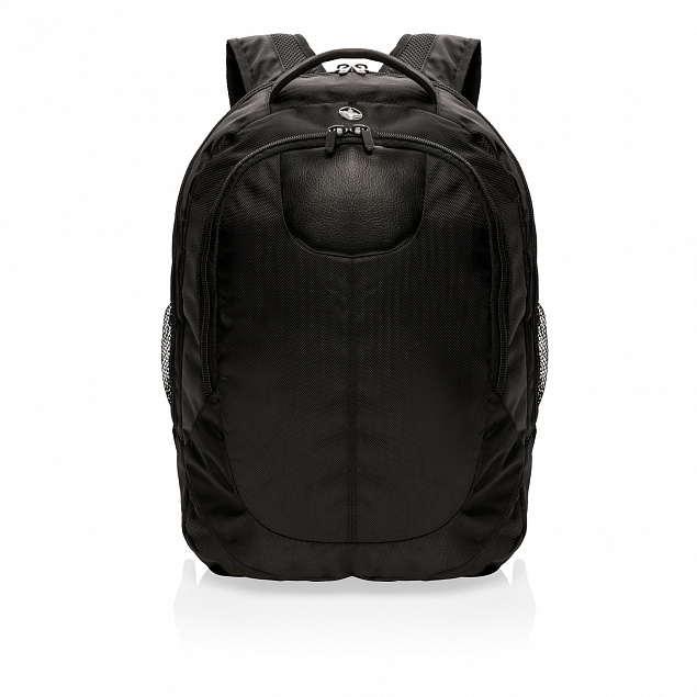 Рюкзак для ноутбука Swiss Peak, черный с логотипом в Нефтекамске заказать по выгодной цене в кибермаркете AvroraStore