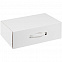 Коробка Matter Light, белая, с белой ручкой с логотипом в Нефтекамске заказать по выгодной цене в кибермаркете AvroraStore