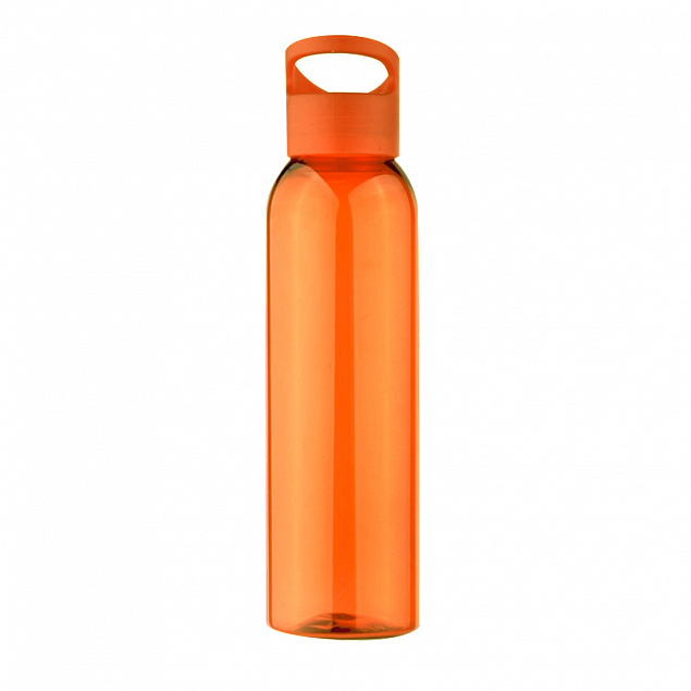 Бутылка пластиковая для воды Sportes, оранжевый с логотипом в Нефтекамске заказать по выгодной цене в кибермаркете AvroraStore