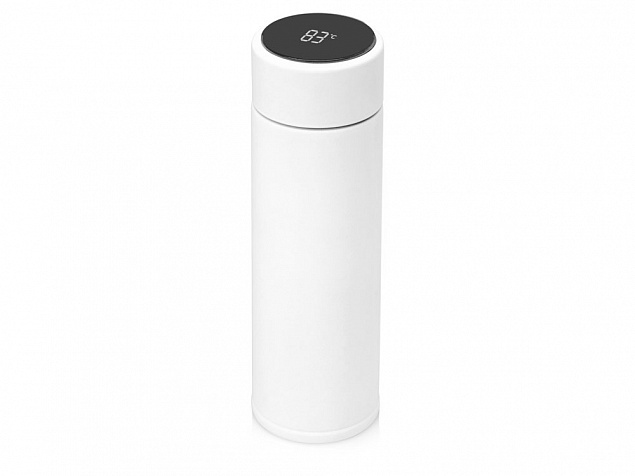 Термос с индикатором температуры Module, 360 мл, белый с логотипом в Нефтекамске заказать по выгодной цене в кибермаркете AvroraStore