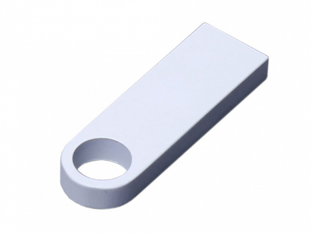 USB 2.0-флешка на 64 Гб с мини чипом и круглым отверстием с логотипом в Нефтекамске заказать по выгодной цене в кибермаркете AvroraStore