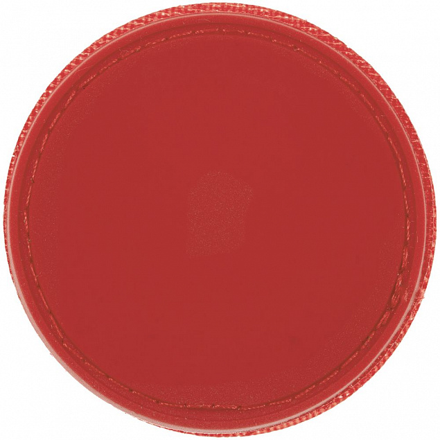 Лейбл из ПВХ с липучкой Menteqo Round, красный с логотипом в Нефтекамске заказать по выгодной цене в кибермаркете AvroraStore
