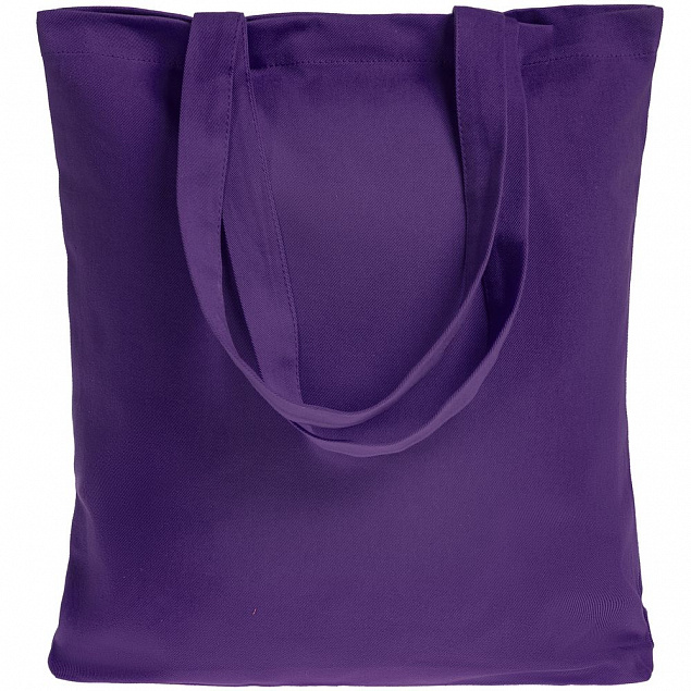 Холщовая сумка Avoska, фиолетовая с логотипом в Нефтекамске заказать по выгодной цене в кибермаркете AvroraStore