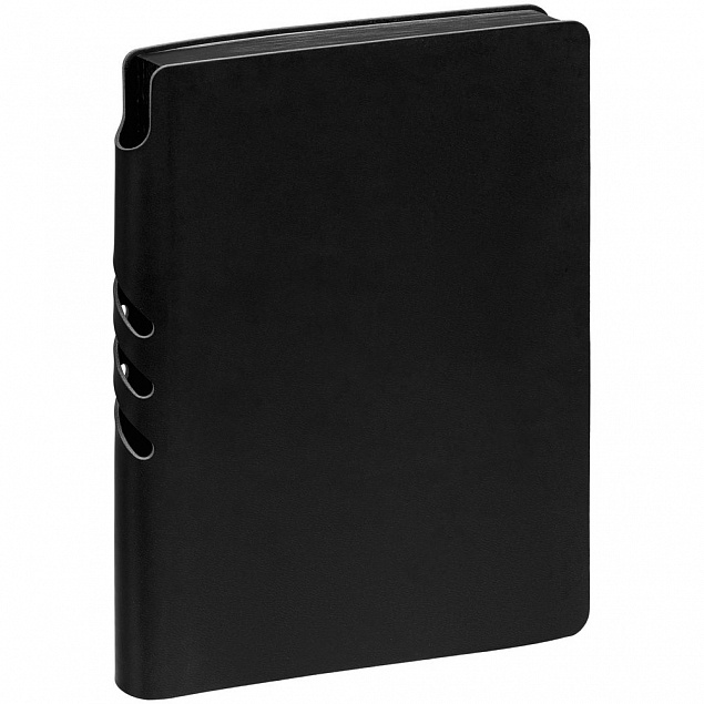 Ежедневник Flexpen Color, датированный, черный с логотипом в Нефтекамске заказать по выгодной цене в кибермаркете AvroraStore