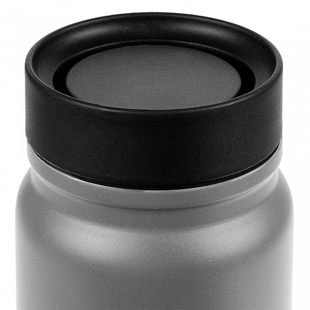 Термостакан Hardproof, серый с логотипом в Нефтекамске заказать по выгодной цене в кибермаркете AvroraStore