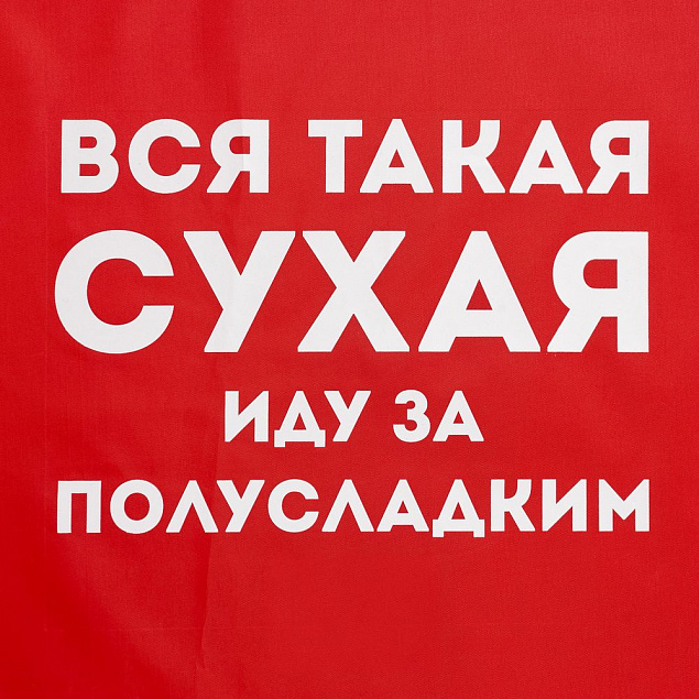 Дождевик «Вся такая сухая», красный с логотипом в Нефтекамске заказать по выгодной цене в кибермаркете AvroraStore