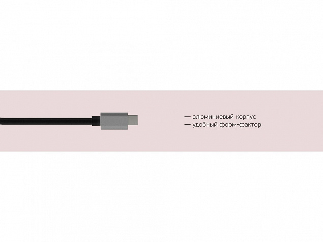 Хаб USB Type-C Station с логотипом в Нефтекамске заказать по выгодной цене в кибермаркете AvroraStore