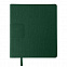 Бизнес-блокнот "Tweedi", 150х180 мм, темно-зеленый, кремовая бумага, гибкая обложка, в линейку с логотипом в Нефтекамске заказать по выгодной цене в кибермаркете AvroraStore