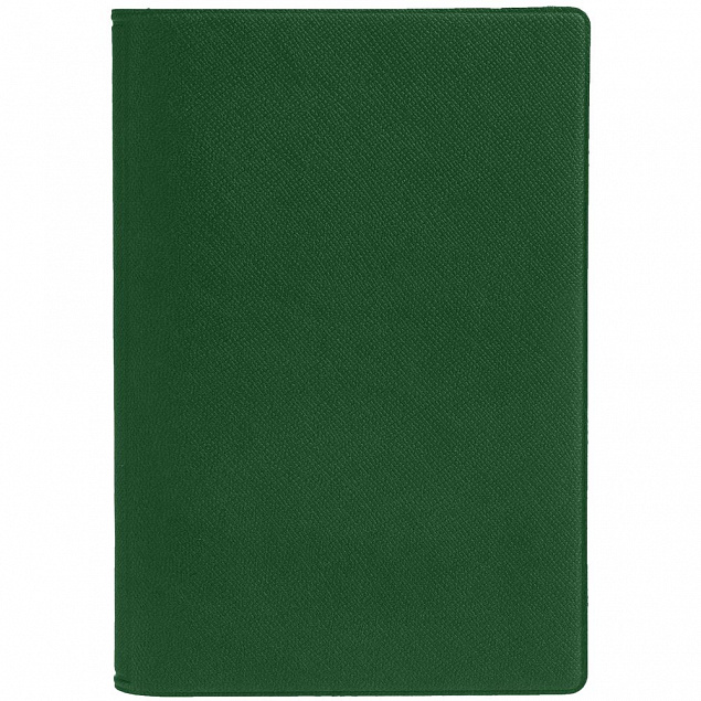 Обложка для паспорта Devon, темно-зеленый с логотипом в Нефтекамске заказать по выгодной цене в кибермаркете AvroraStore