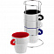 Набор кружек Inset с подставкой, разноцветный с логотипом в Нефтекамске заказать по выгодной цене в кибермаркете AvroraStore